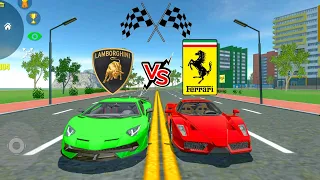 Car Simulator 2 | Lambo VS Ferrari | Aventador svj VS Enzo | Race & Top Speed | Car Android Gameplay