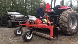 Ever Use a 3pt Hitch York Power RAKE? - Mahindra 2565 Shuttle Cab Tractor Test Drive