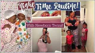 🌙 Night Time Routine With Newborn Twins | Mommy Of 4  Edition | The Real | Best Fiends!!