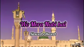 Wo Mera Nabi Hai (Slow+Reverb Naat) Muhammad S.A.W ❤️| Syed Hassan Ullah Hussani Lofi Naat 2024✨