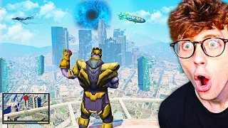 Playing As THANOS In GTA 5.. (GTA 5 Mods)