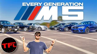 EVERY BMW M5 Generation Side-by-Side: Covering 40 Years of the Legendary Sports Sedan!