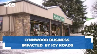 Lynnwood business impacted by icy roads