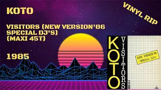 Koto - Visitors (New Version'86 Special Dj's) (1985) (Maxi 45T)