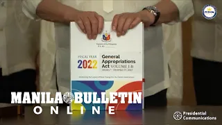 Duterte signs P5.024-trillion national budget for 2022