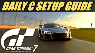 Gran Turismo 7 Daily Race C R8 Evo TT 1.44.604 setup Guide (Daytona Road GR.3)