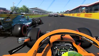 F1 2021 Gameplay | Lando Norris at Silverstone (British GP - F1 2021 Game)