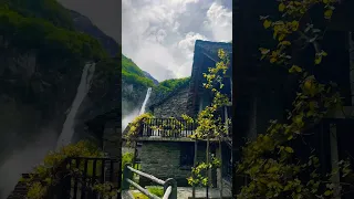 🛑 A unique Swiss village in the mountains #shorts #switzerland #nature #alps #abba