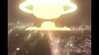 核爆弾の爆発シーン