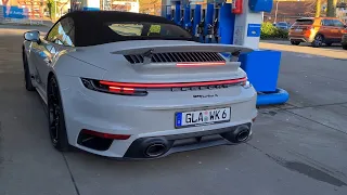 Porsche 992 Turbo S Start up, Soundcheck & Launch Control🔥🔥