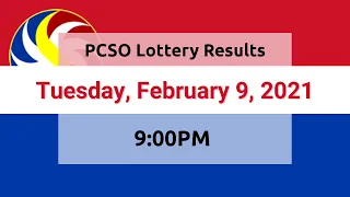 Lotto Results Today Tuesday, February 9, 2021 9PM PCSO 6/58 6/49 6/42