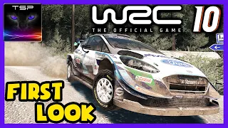 WRC 10 The Official FIA Rally Game ► FIRST LOOK and Gameplay