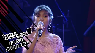 May Myat Noe Khine: "ဆေး" - Blind Auditions - The Voice Myanmar Season 3, 2020