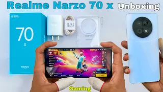 Realme Narzo 70x 5G unboxing and gaming test Dimensity 6100+ CPU