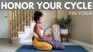 Honor Your Cycle | Yin Yoga for Your Period | Soothe & Support