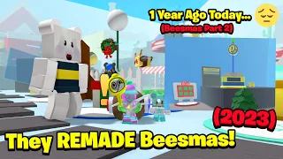 They REMADE Beesmas 2023! Beesmas Part 2 - 1 Year Ago Today (Bee Swarm Simulator)