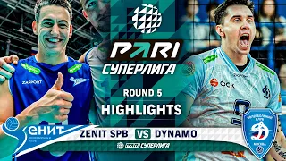 Zenit SPB vs. Dynamo MSK | Round 5 | Highlights | PARI SUPER LEAGUE 2023-2024