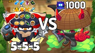 God Boosted 5-5-5 Ninja Monkey VS. Degree 1000 Ninja Paragon