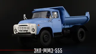 Советский самосвал ЗиЛ-ММЗ-555 1978 // SSM // Масштабные модели грузовых автомобилей СССР 1:43