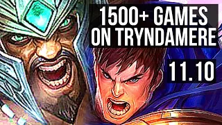 TRYNDAMERE vs GAREN (TOP) | 6/0/3, 1500+ games, 1.5M mastery, Dominating | EUW Diamond | v11.10