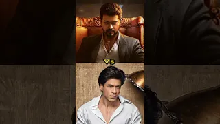 Thalapathy Vijay vs Shahrukh Khan #vijay #vs #srk #jawan #leo #thalapathy #shahrukh #viral #shorts