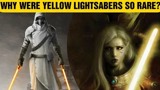 Why were Yellow Lightsabers so Rare in the Jedi Order? Star Wars #Shorts
