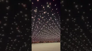 2,200 drones take off