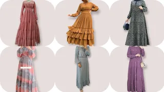 Muslim Girl Dress Sewing Patterns Ideas | Frock design Abaya