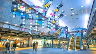 The World’s Largest Diamond at Battersea Power Station - The Light Festival Walk Tour 2024 | 4K HDR