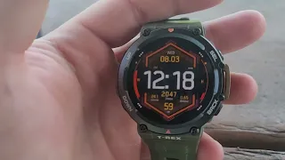 Amazfit T-Rex 2 has tons of watch face options now!