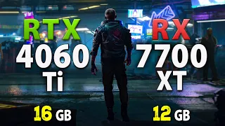 RX 7700 XT vs RTX 4060 Ti 16GB - Test in 25 Games | Rasterization, 1440p