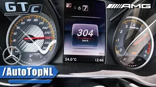 MERCEDES AMG GTC ACCELERATION & TOP SPEED 0-300km/h RACE START by AutoTopNL