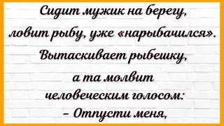 Как Мужик сходил на рыбалку! Сборник Смешных, Свежих Анекдотов! Юмор! 619