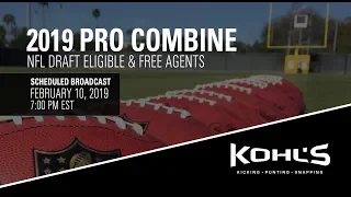 2019 Kohl's Pro Combine | FULL BROADCAST REPLAY | Kickers, Punters, Long Snappers