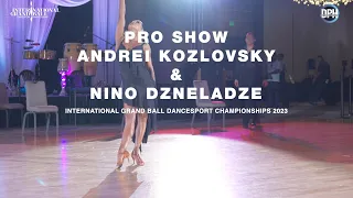 ANDREI KOZLOVSKY & NINO DZNELADZE PRO SHOW | RUMBA | INTERNATIONAL GRAND BALL DANCESPORT CHAMPIONSHI