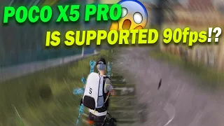 PUBG MOBİLE - POCO X5 PRO PERFORMANCE TEST!! | SUPPORTED 90fps?? 🥶