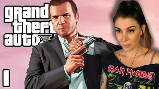 TOTAL CHAOS!  - First Time Playing Grand Theft Auto 5 - Pt1 - #rockstargames