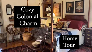 Cozy Colonial Charm ~ Beautiful Home Tour Full of Antiques!