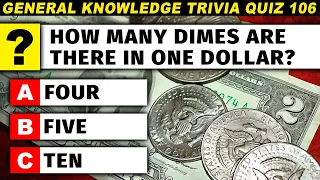 Can You Answer These Questions? General Knowledge Trivia Quiz (Episode 106)
