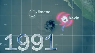1991 Pacific Hurricane Season Animation V.2