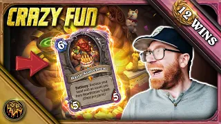 12-Wins - Harth Stonebrew Makes the CRAZIEST Constructed hands! - (FULL Run) - Hearthstone Arena