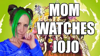 My Mom Reacts to Every JoJo Opening