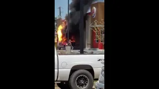 Burger King truck explosion