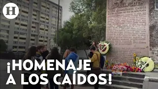 2 de octubre no se olvida: Sobrevivientes realizan homenaje a 55 años de la tragedia de Tlatelolco