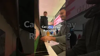 Runaway on a public piano 🎹#runaway #piano #publicpiano