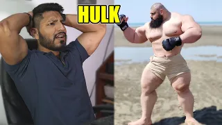 EL HULK IRANÍ Y SU BRUTAL ENTRENAMIENTO - Culturista vs Hulk Real