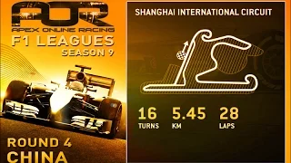 AOR F4 S9 R4 @ China GP Highlights