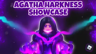 AGATHA HARKNESS SHOWCASE | heroes: resurrection ROBLOX 💜🦹🏻‍♀️