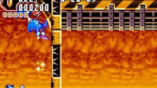 [TAS] Sonic Advance 2 - Hot Crater 2 all SP rings - 0:33.60