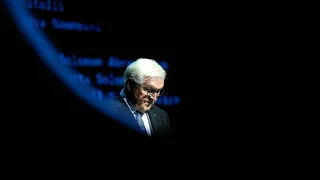 Gedenkfeier in Kiew: Steinmeier prangert wachsenden Antisemitismus in Deutschland an | AFP